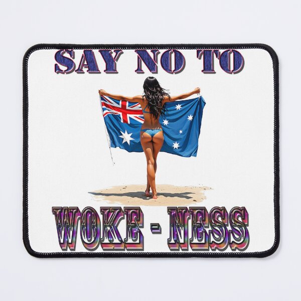 Item preview, SAY NO TO WOKE-NESS designed and sold by Huskyyy Designs.