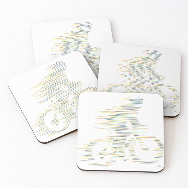 Item preview, Speed Lines – Cyclists in Motion designed and sold by AlfeArts.