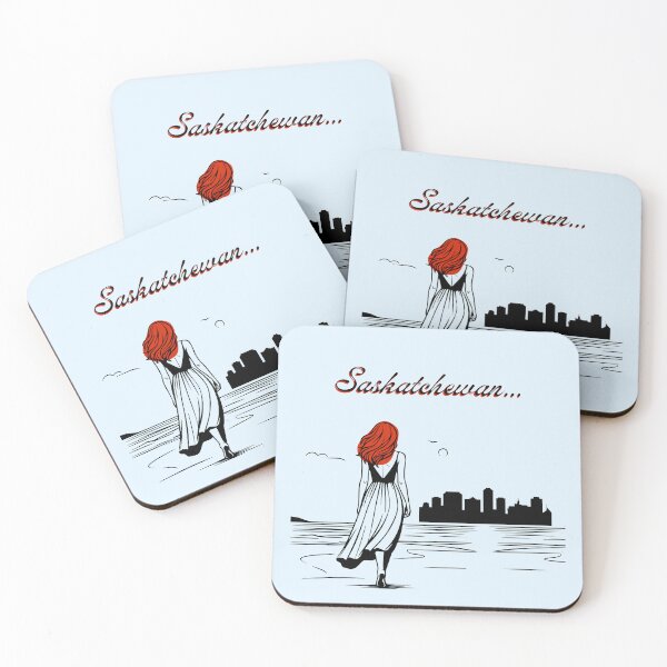 Item preview, Saskatchewan Fan Art – Redhead Girl - light blue designed and sold by sushi-cat-10.