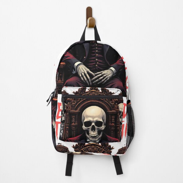 Item preview, Arafed image of three skeletons sitting on a throne with a text reading dead inside still debating designed and sold by cafegrafis.