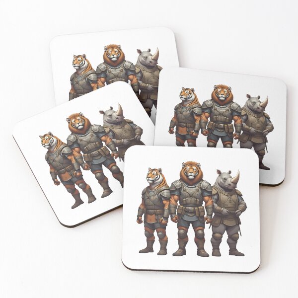 Item preview, Brave Beast Battalion designed and sold by Sasitee.