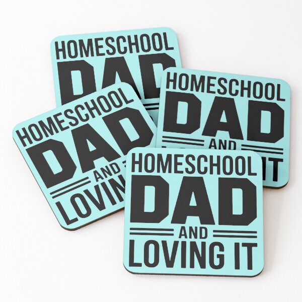 Item preview, Homeschool Dad and Loving It | Bold Funny Typography Design for Proud Dads designed and sold by YourSocialBae.