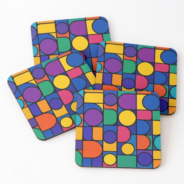 Item preview, Rhythmic shapes, bright colors designed and sold by Sigtrix.