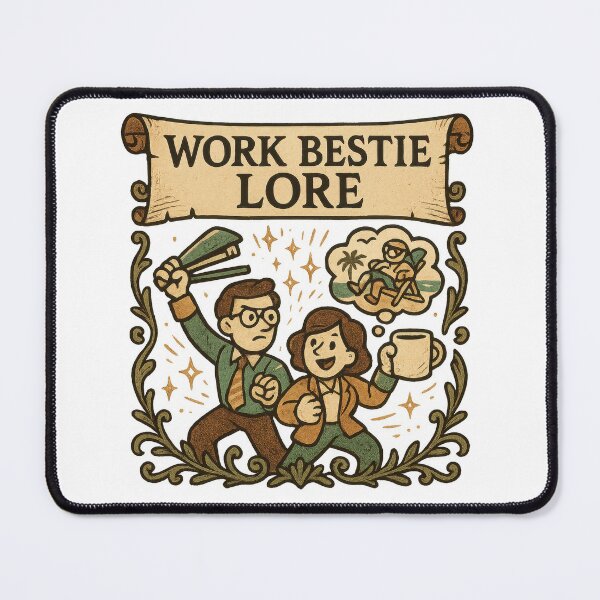Item preview, Work Bestie Lore Funny Office Meme designed and sold by VISIONARTIST.