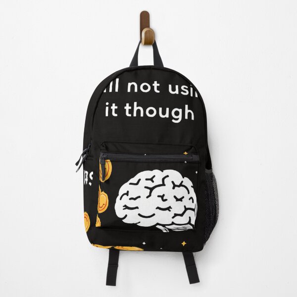 Item preview, There is a black background with a white and orange logo and a picture of a brain designed and sold by cafegrafis.