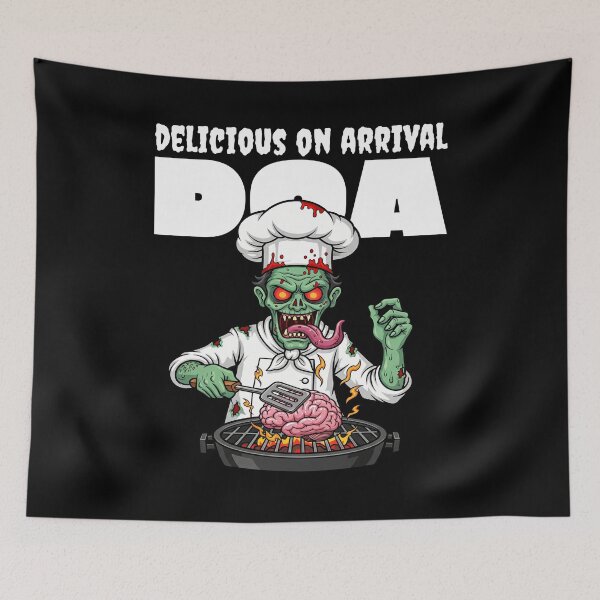 Item preview, DOA: DELICIOUS ON ARRIVAL - ZOMBIE HALLOWEEN designed and sold by KEF Custom.