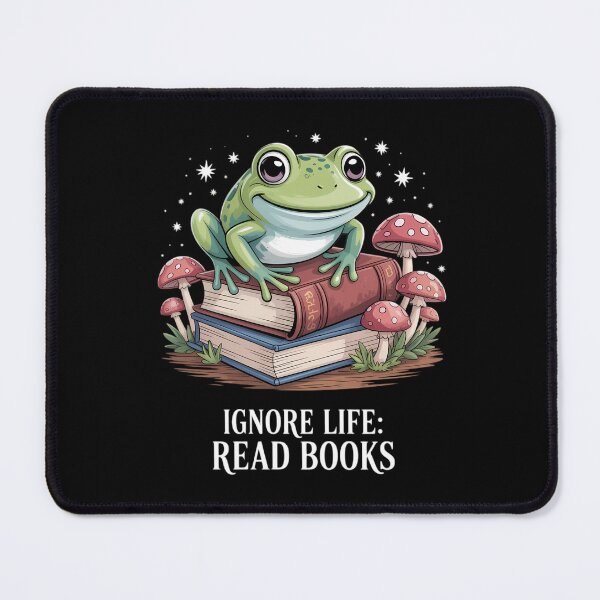 Item preview, Frog Ignore Life and Read Books Memes Introvert designed and sold by tearbytea.