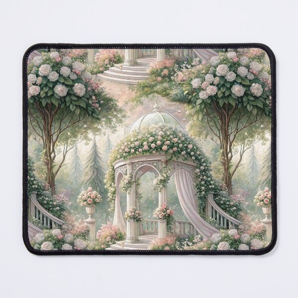 Item preview, A beautiful wedding altar decorated with white and pink flowers designed and sold by Merrylands Artshop.