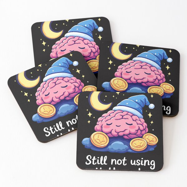 Item preview, There is a cartoon brain with a santa hat on it designed and sold by cafegrafis.