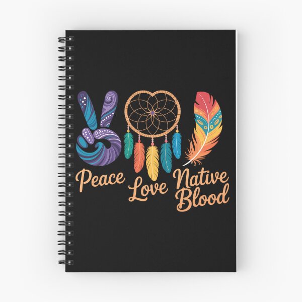 Item preview, Funny Gifts Peace Love Native Blood Native American designed and sold by tearbytea.