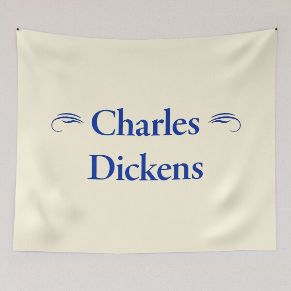 Item preview, Charles Dickens, English Novelist, Classic Literature designed and sold by CharlottePlaceArt.