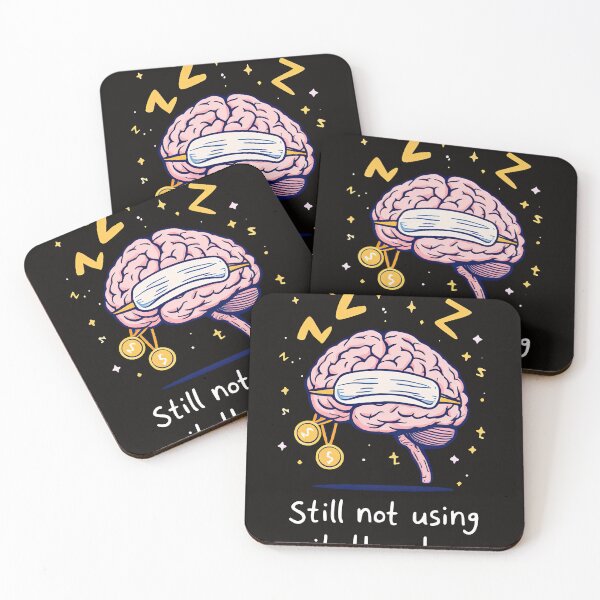 Item preview, There is a cartoon image of a brain with a clock on it designed and sold by cafegrafis.