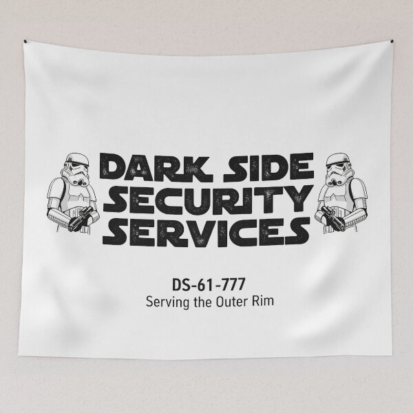 Item preview, Dark Side Security Services | Stormtrooper Corporate Logo | Minimalist Star Wars designed and sold by pixelrebellion77.