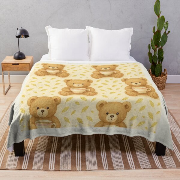 Item preview, Whimsical Teddy Bear Tea Time designed and sold by PuifaiiRWP.