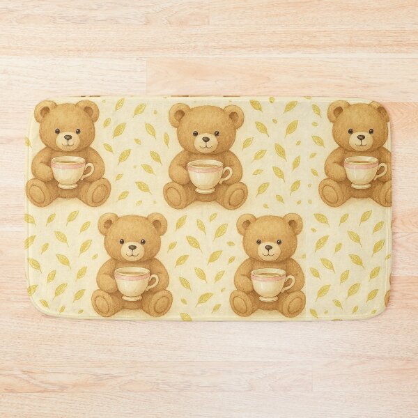 Item preview, Whimsical Teddy Bear Tea Time  designed and sold by PuifaiiRWP.