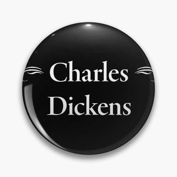 Artikelvorschau, Charles Dickens, englischer Romanautor, klassische Literatur entworfen und verkauft von CharlottePlaceArt.