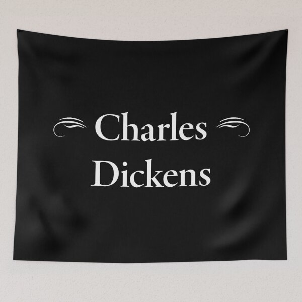 Item preview, Charles Dickens, English Novelist, Classic Literature designed and sold by CharlottePlaceArt.