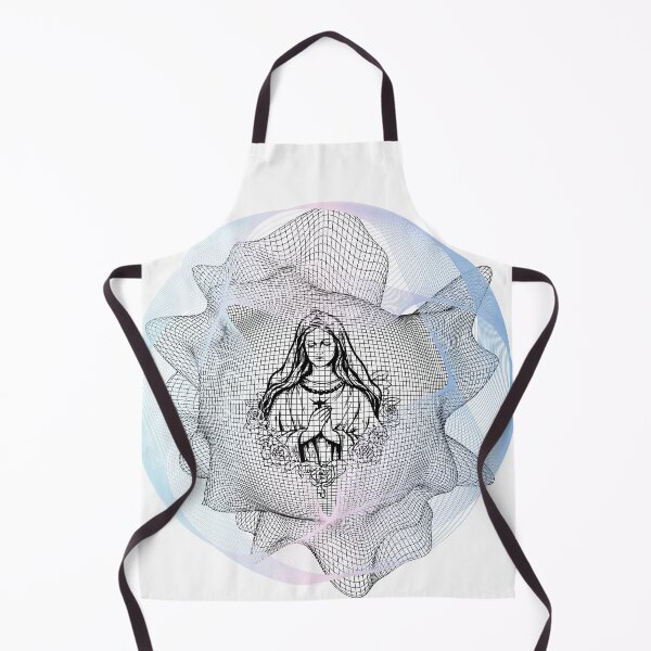 Item preview, “Holy Light – Faithful Virgin Mary Illustration” designed and sold by Merymer.