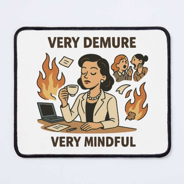 Item preview, Very Demure Very Mindful Office Chaos Meme designed and sold by VISIONARTIST.