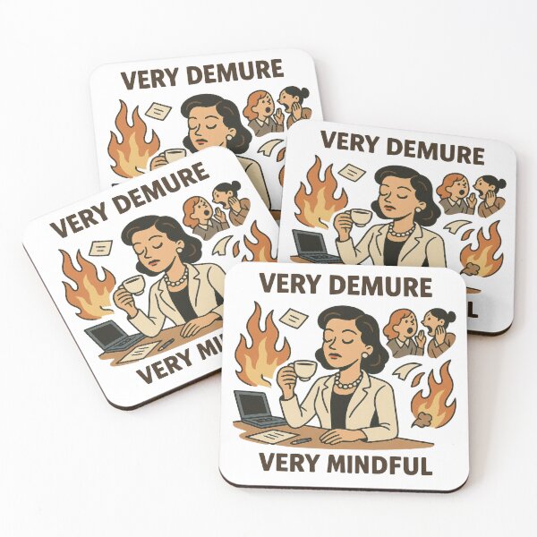 Item preview, Very Demure Very Mindful Office Chaos Meme designed and sold by VISIONARTIST.