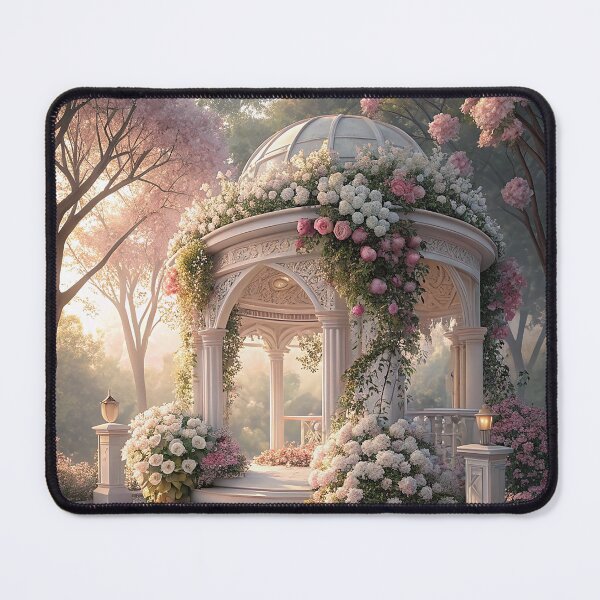 Item preview, A beautiful wedding altar decorated with white and pink flowers designed and sold by Merrylands Artshop.