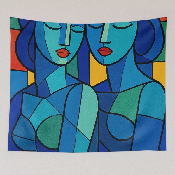 Item preview, Cubist women in a flood of color designed and sold by Sigtrix.