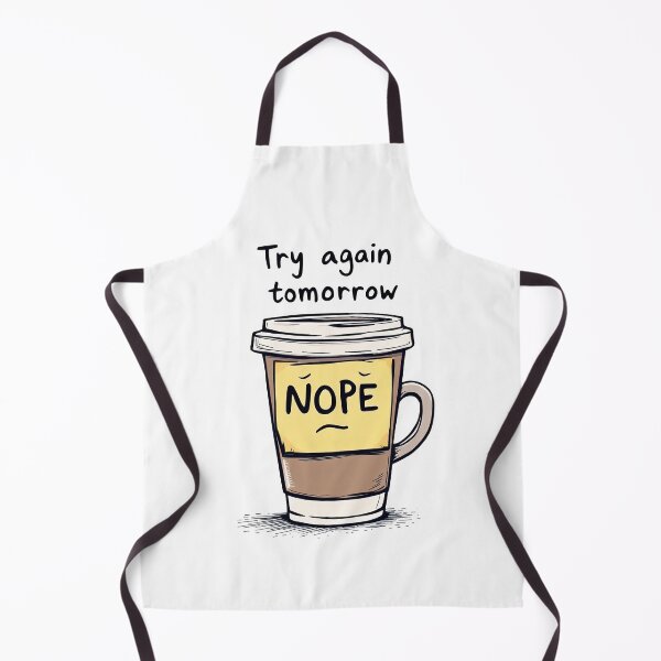 Item preview, There is a cup of coffee with a lid that says nope designed and sold by cafegrafis.