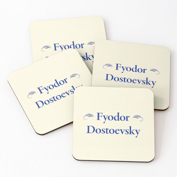 Item preview, Fyodor Dostoevsky, Russian Novelist, Classic Literature designed and sold by CharlottePlaceArt.