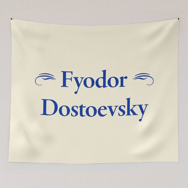 Item preview, Fyodor Dostoevsky, Russian Novelist, Classic Literature designed and sold by CharlottePlaceArt.