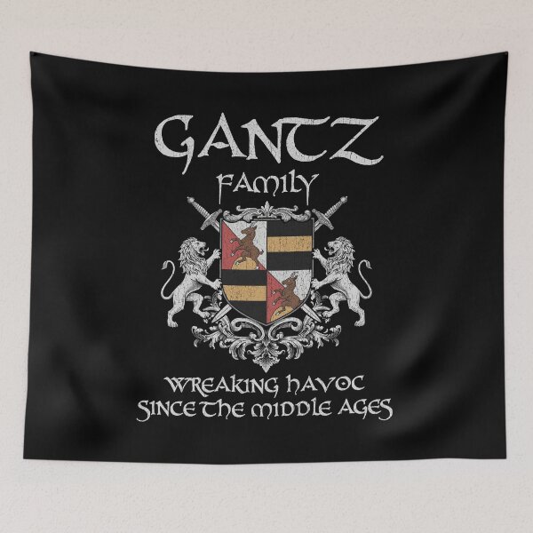 Item preview, Gantz Family Crest – Medieval Heritage Emblem for Ancestry Lovers & Vintage Style Fans designed and sold by 9X FR.