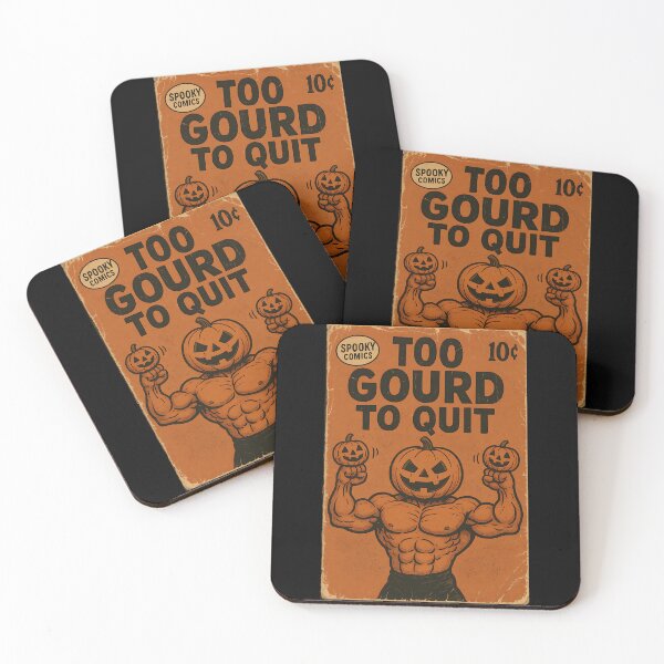 Item preview, Too gourd to quit - Funny Halloween Cover designed and sold by bapupa.