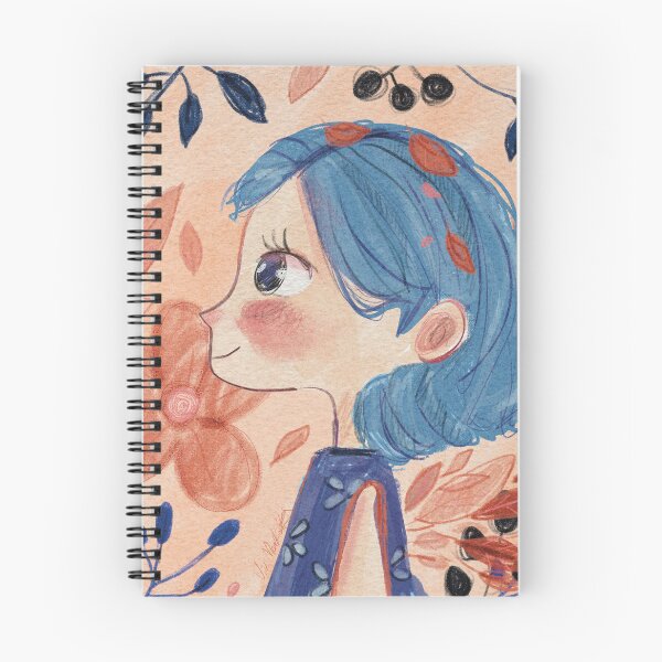 Item preview, Blue hair Autumn - Blue Sepia designed and sold by markatos.