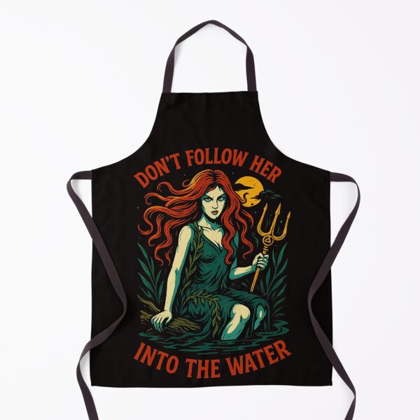 Item preview, T-shirt with a motif from Slavic mythology: Rusalka designed and sold by PROJEKT CERTPRO.