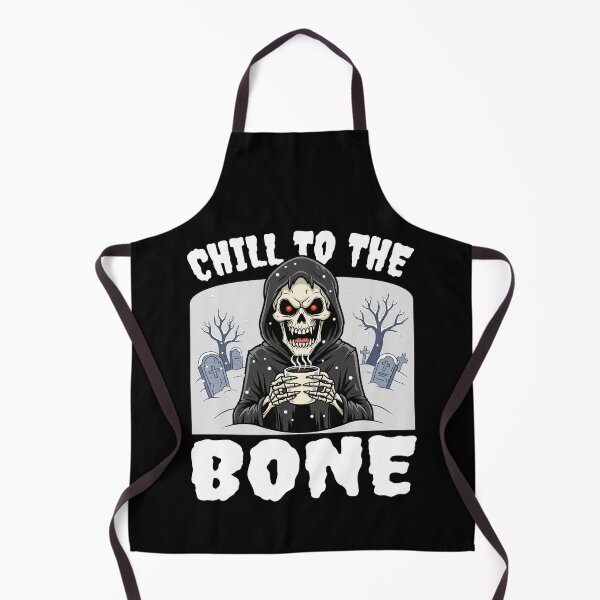 Item preview, CHILL TO THE BONE - SKELETON HALLOWEEN designed and sold by KEF Custom.