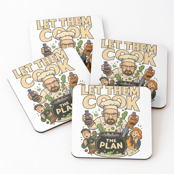 Item preview, Let Them Cook The Plan Meme Illustration designed and sold by VISIONARTIST.