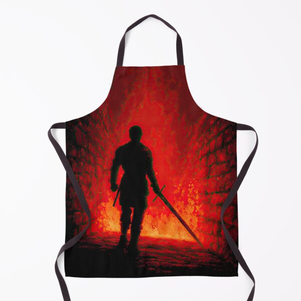 Item preview, The Warrior's Descent into the Fiery Inferno designed and sold by Piotrek0001.