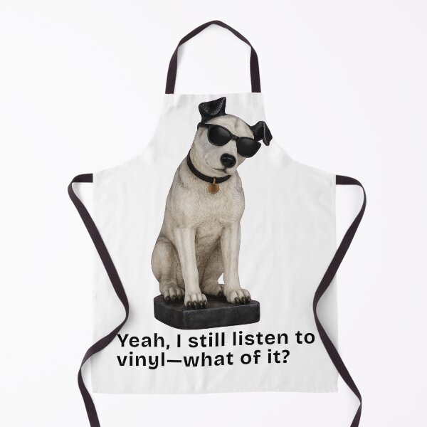 Item preview, Nipper the RCA Dog with Shades – Cool Retro Music Icon Art Print designed and sold by Item Geeks.