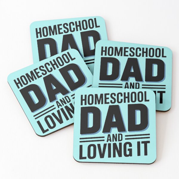 Item preview, Homeschool Dad and Loving It | Bold Funny Typography Design for Proud Dads designed and sold by YourSocialBae.