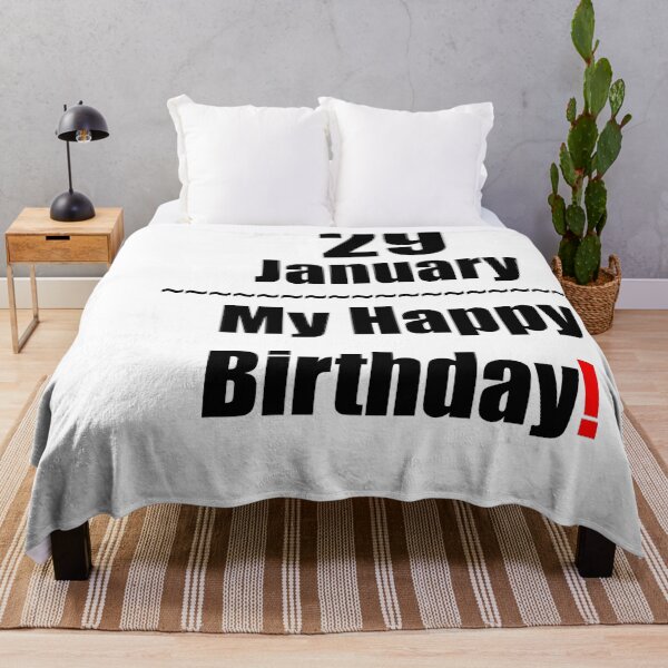 Item preview, 29 January Birthday designed and sold by ariksworld.