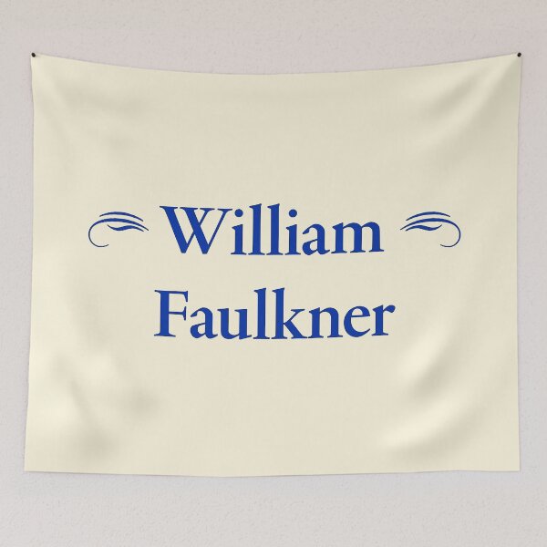 Item preview, William Faulkner, American Writer, Classic Literature designed and sold by CharlottePlaceArt.