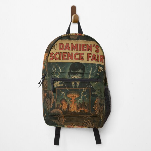 Item preview, Damien’s Science Fair - Funny Classic Horror Parody designed and sold by bapupa.