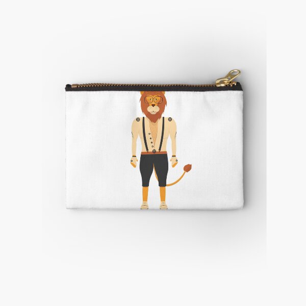 Item preview, Lion Hipster Character with Suspenders designed and sold by rymarenko.