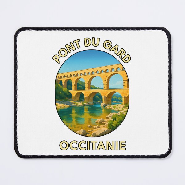 Item preview, Pont du Gard Aqueduct – Scenic Roman Landmark in Occitanie, France designed and sold by inkNext.