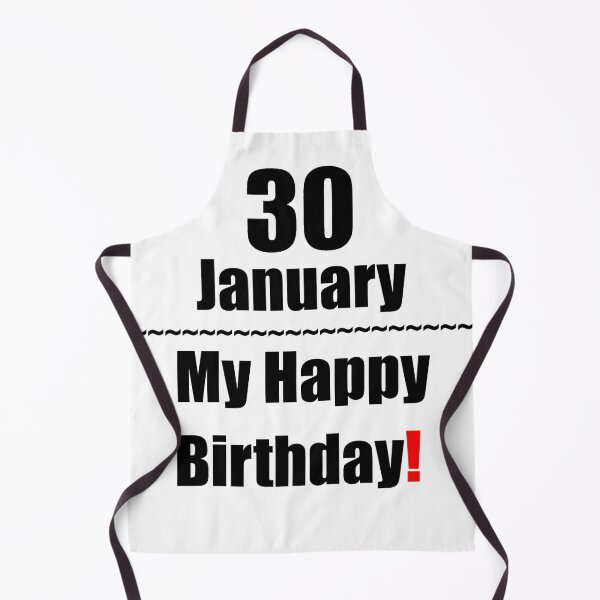Aperçu de l'œuvre Anniversaire du 30 janvier créée et vendue par ariksworld.
