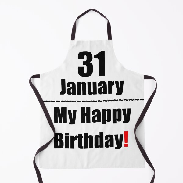 Item preview, 31 January Birthday designed and sold by ariksworld.