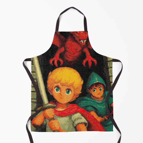Item preview, Two Young Heroes and the Red Pixel Dragon designed and sold by Piotrek0001.