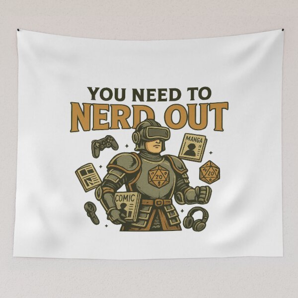 Item preview, You Need to Nerd Out Nerd Out Meme designed and sold by VISIONARTIST.