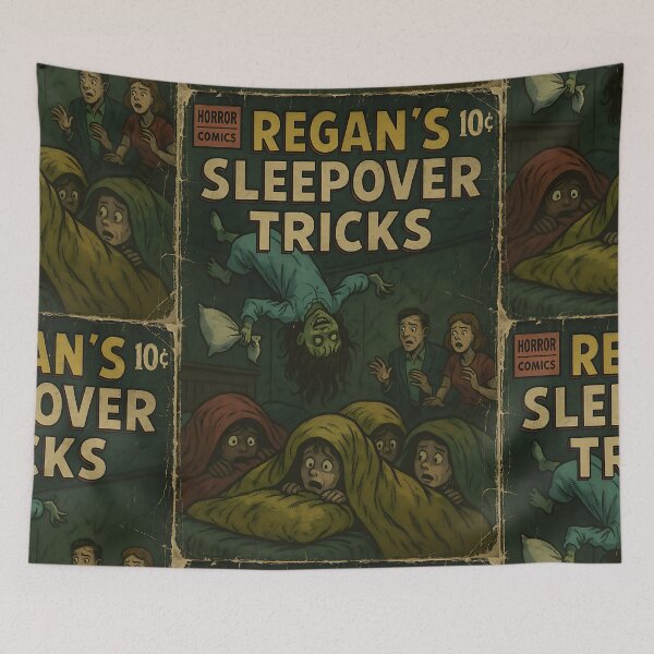 Item preview, Regan’s Sleepover Tricks - Funny Classic Horror Parody designed and sold by bapupa.