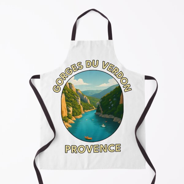 Item preview, Gorges du Verdon Canyon – Provence Nature Landscape Illustration designed and sold by inkNext.