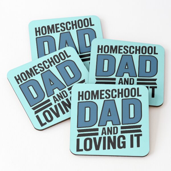Item preview, Homeschool Dad and Loving It | Bold Funny Typography Design for Proud Dads designed and sold by YourSocialBae.
